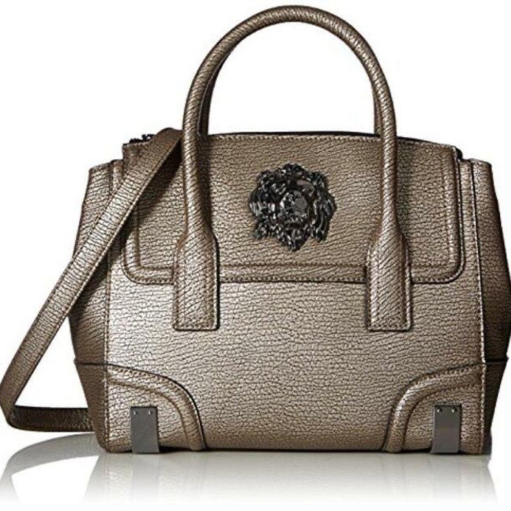 Lion head brand new gold bag